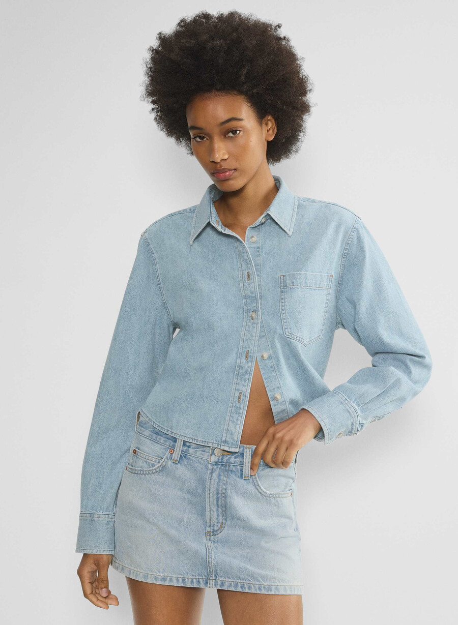 denim forum the 80s comfy waist denim shirt here comes the sn bl