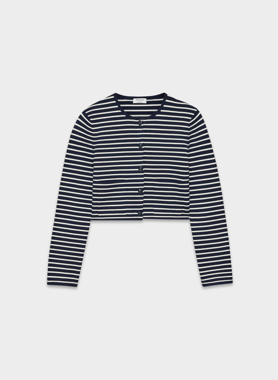 notable cardigan - wonder yarn admiral light birch