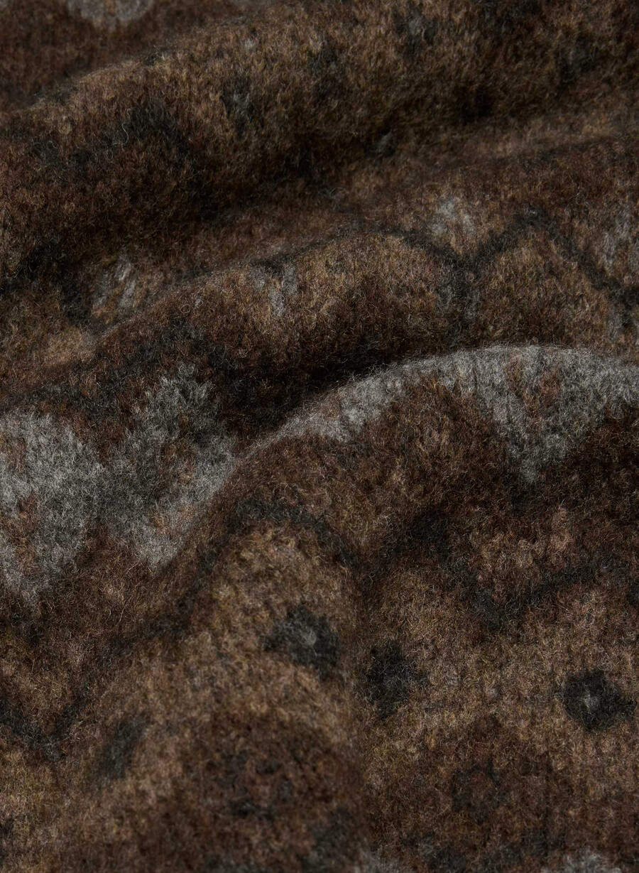 harlow sweater dark brown multi