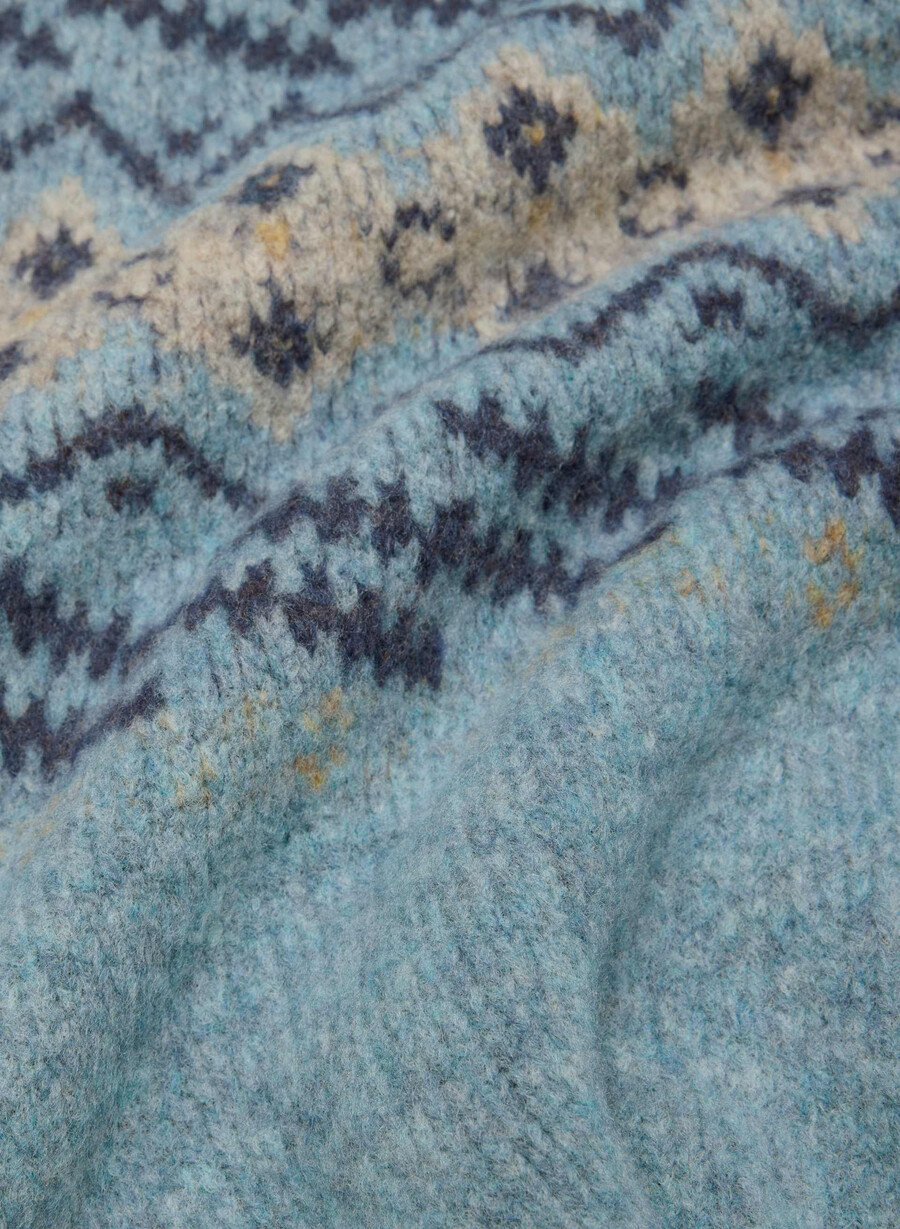 harlow sweater medium blue multi