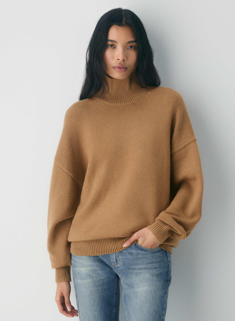chunky merino wool turtleneck saville