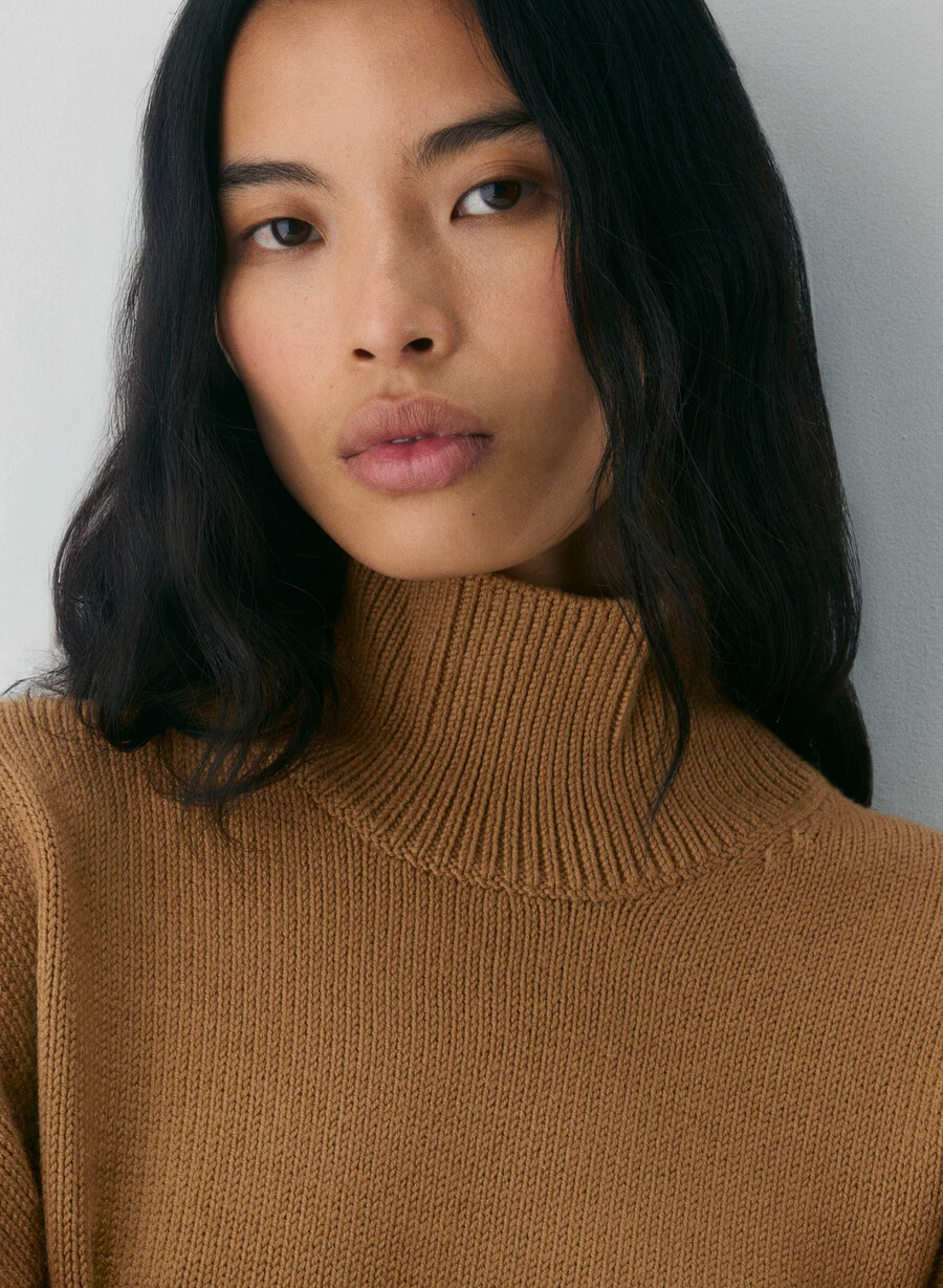 chunky merino wool turtleneck saville