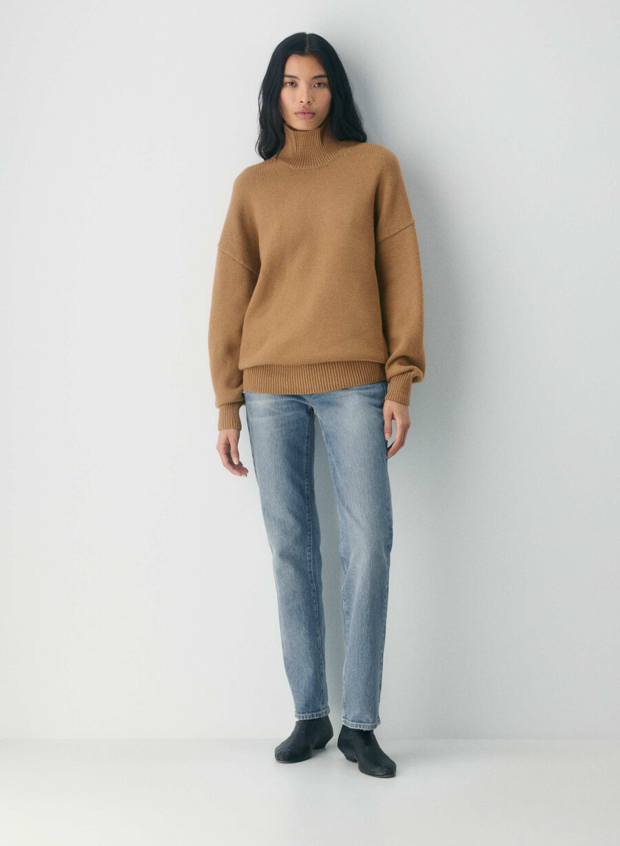 chunky merino wool turtleneck saville