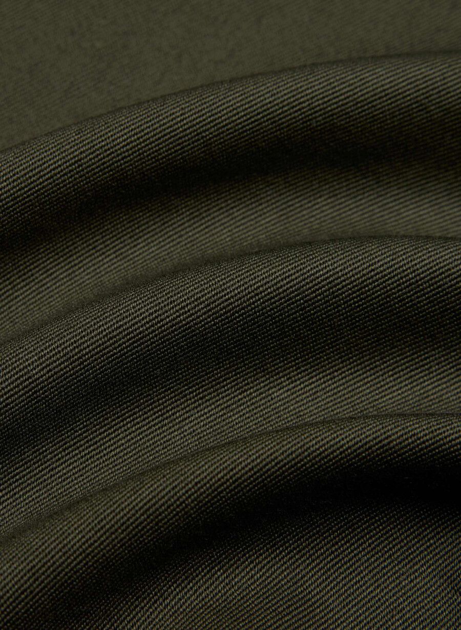 the regent short trench coat - rich twill dark olive