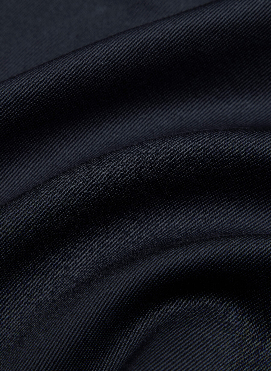 the regent short trench coat - rich twill dark night navy