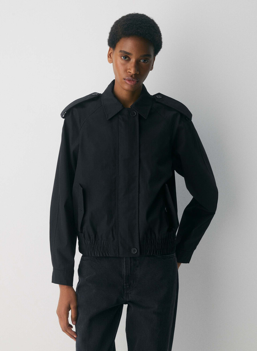 the arno jacket - city twill black
