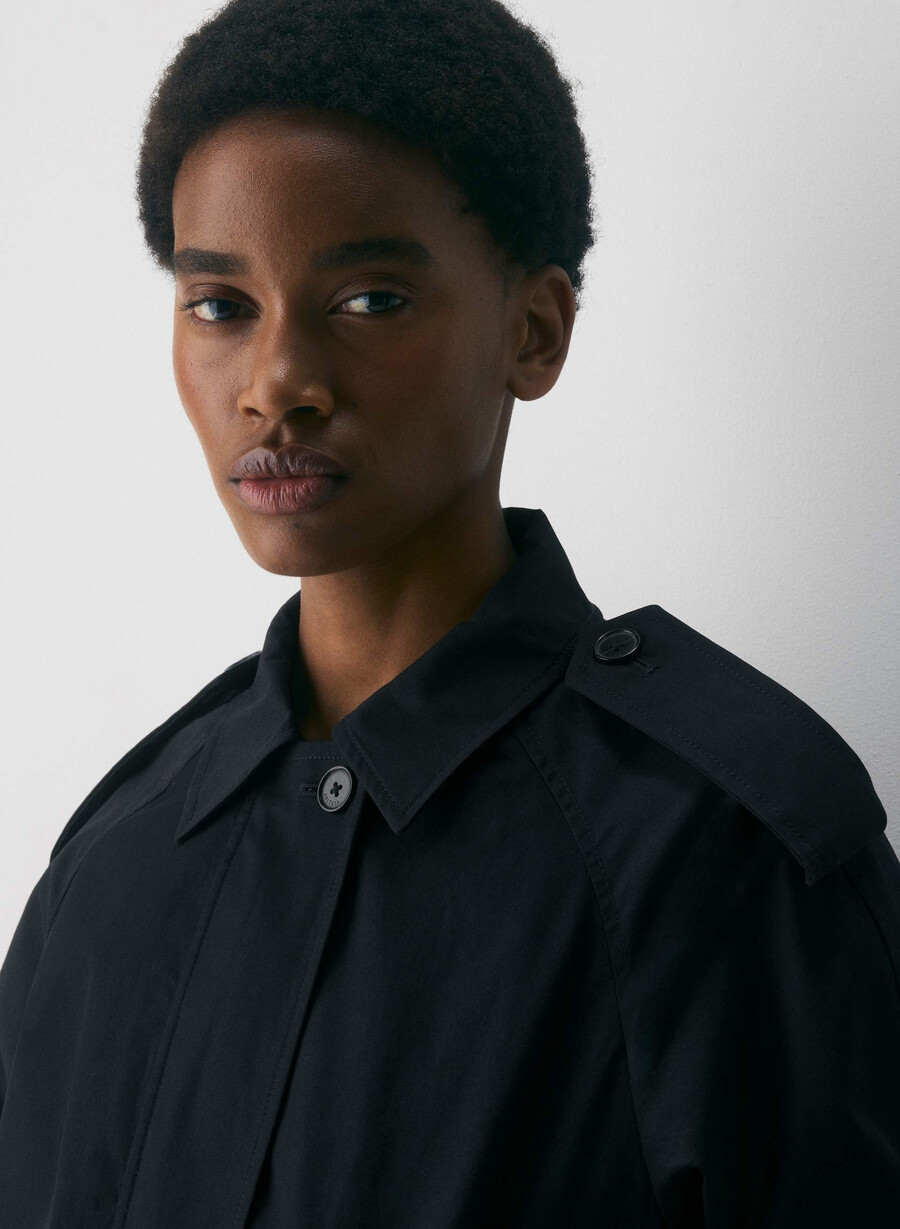 the arno jacket - city twill black