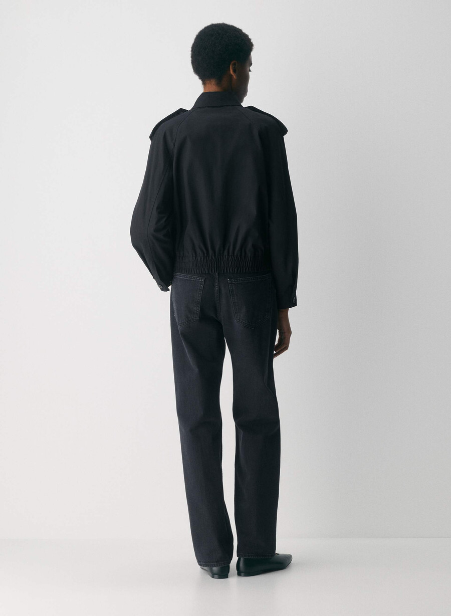 the arno jacket - city twill black