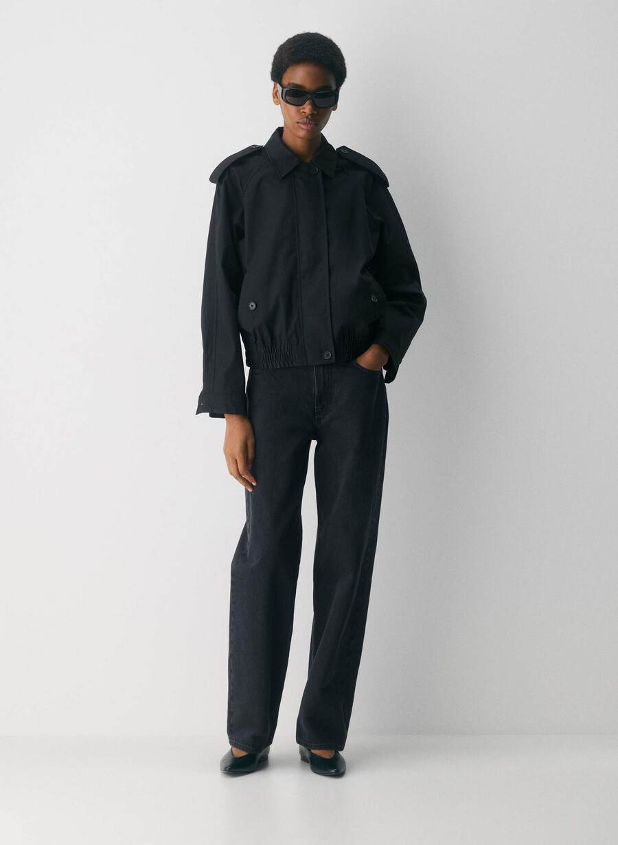 the arno jacket - city twill black