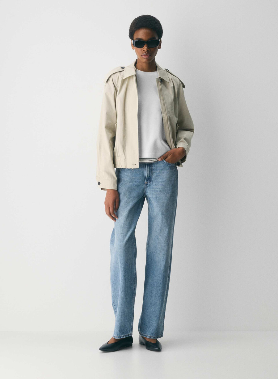 the arno jacket - city twill oyster