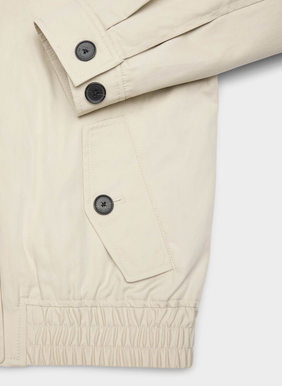 the arno jacket - city twill oyster