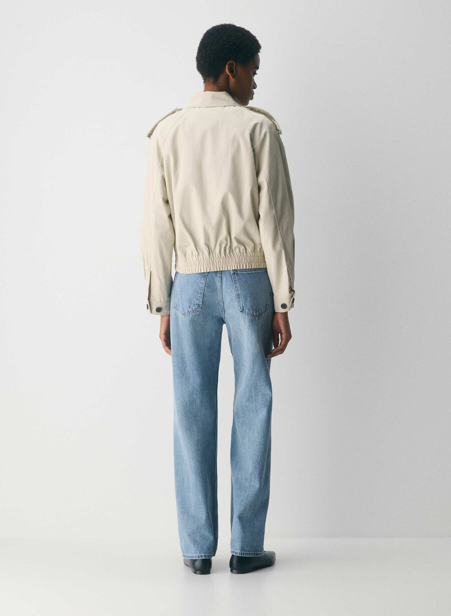 the arno jacket - city twill oyster