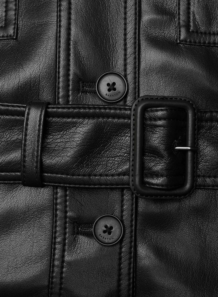 kerr jacket - unreal leather black