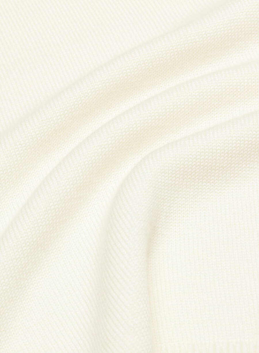 clara merino wool polo sweater light birch