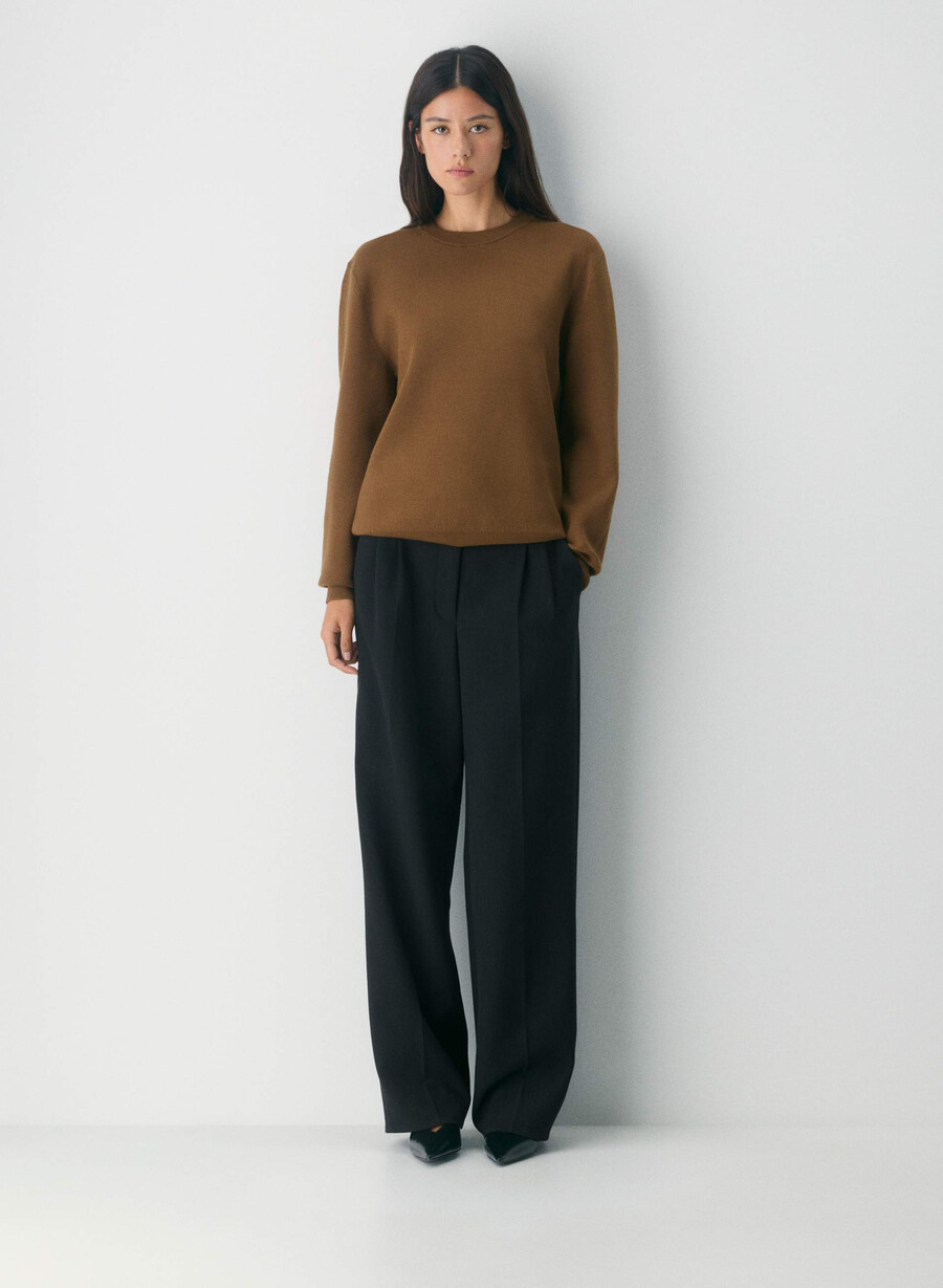 calloway sweater chocolatier brown