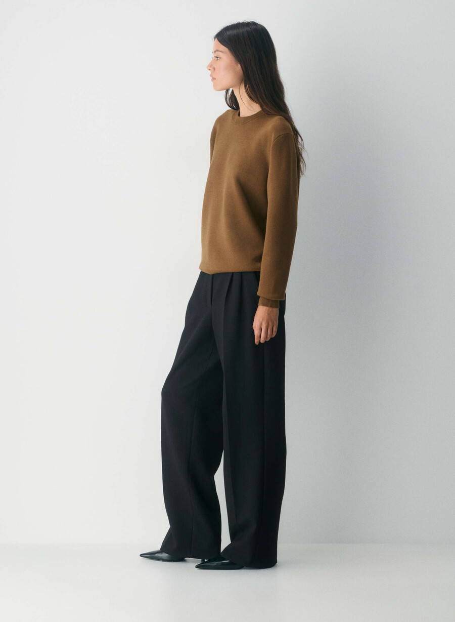 calloway sweater chocolatier brown