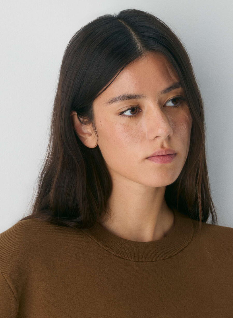 calloway sweater chocolatier brown