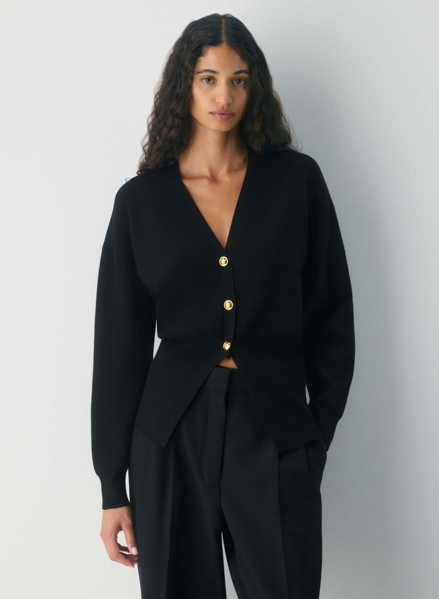 tribeca cardigan black