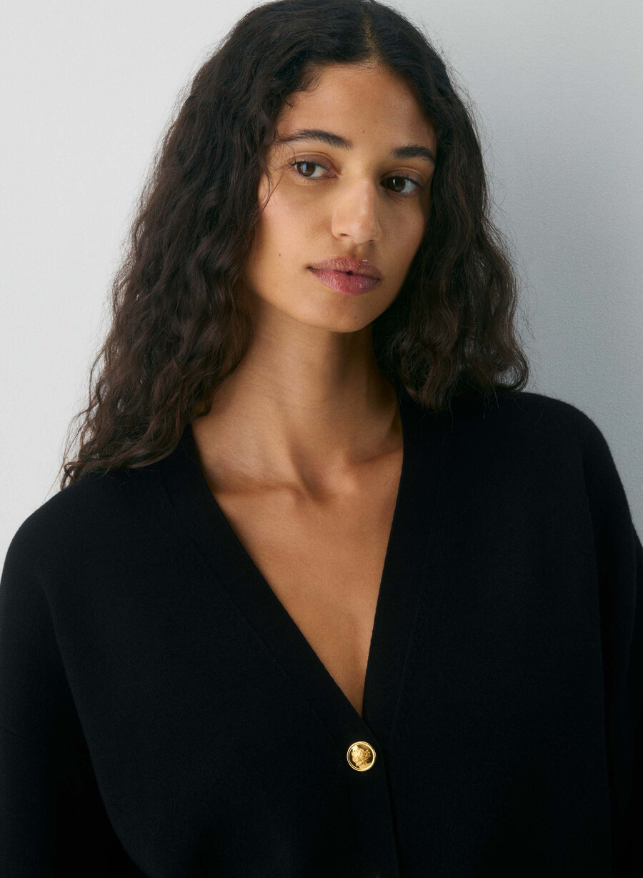 tribeca cardigan black