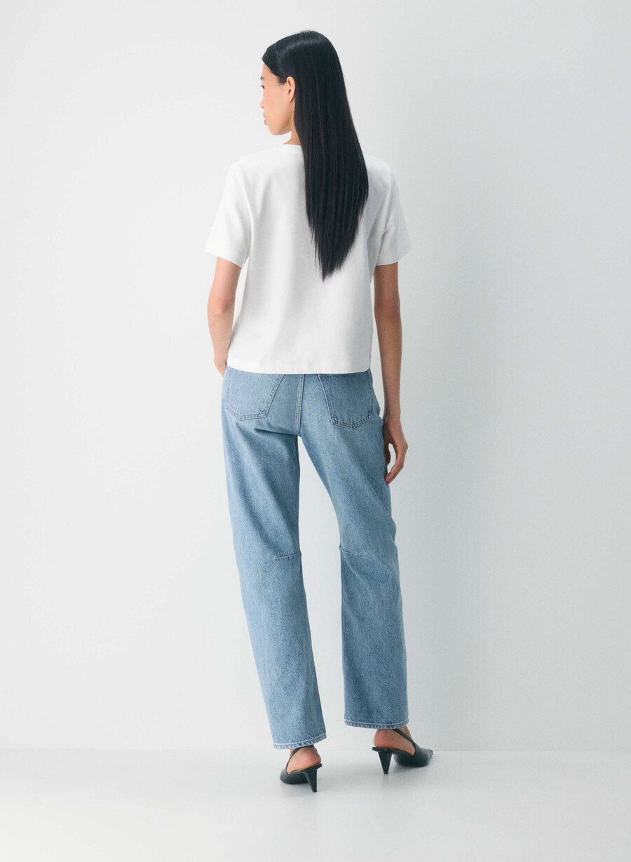 denim forum the 90s mid-rise loose tapered jean 7 yrs bleu taboo