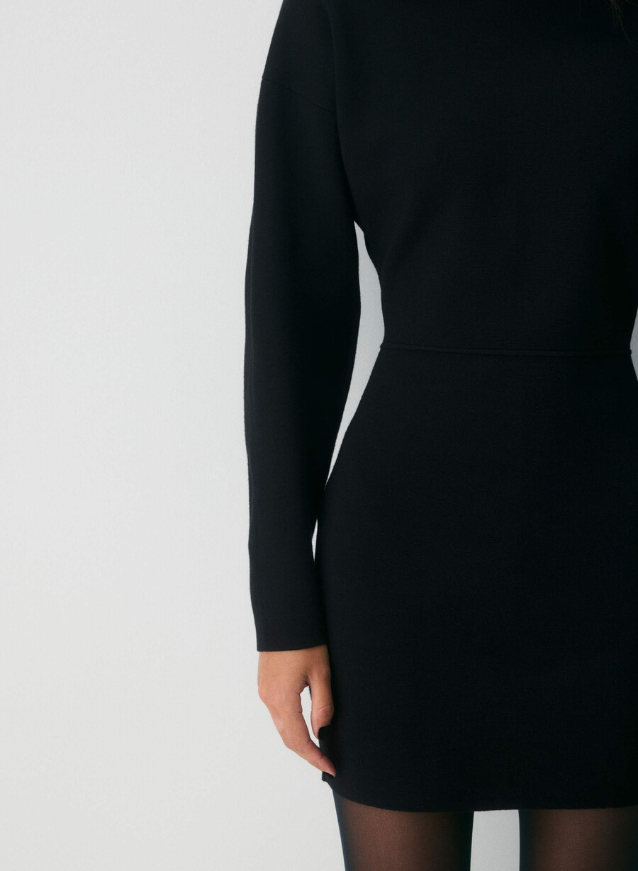 delancey dress black