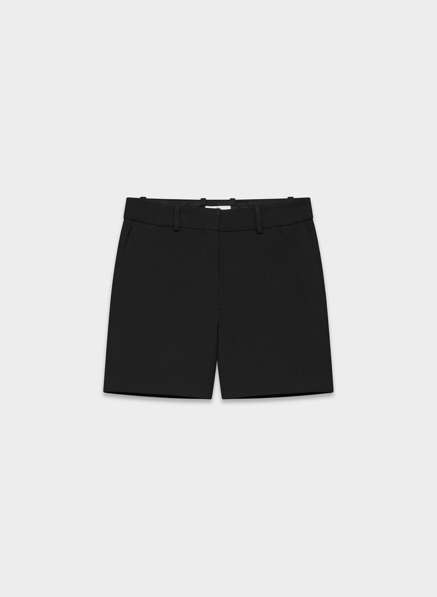 new agency mid-thigh short black