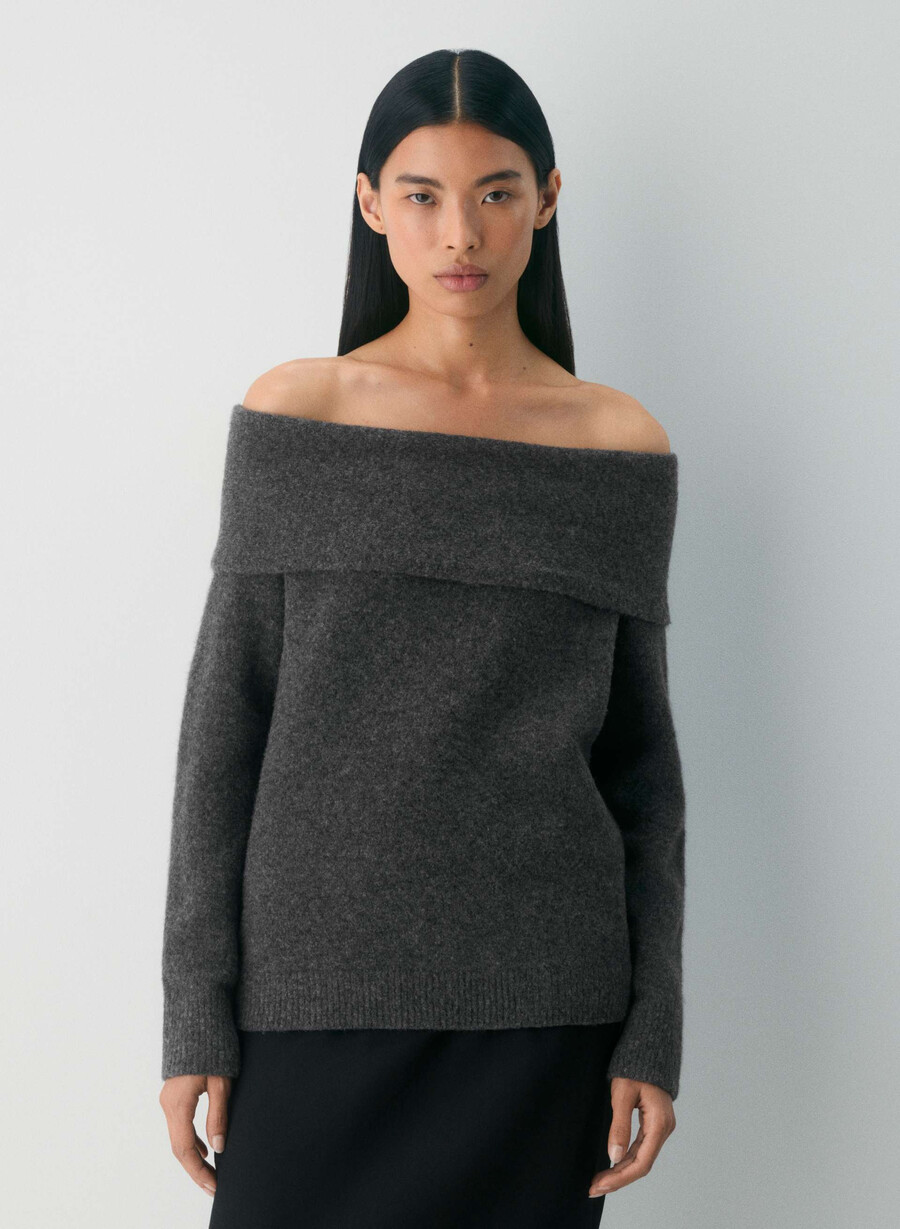 astoria sweater heather charcoal