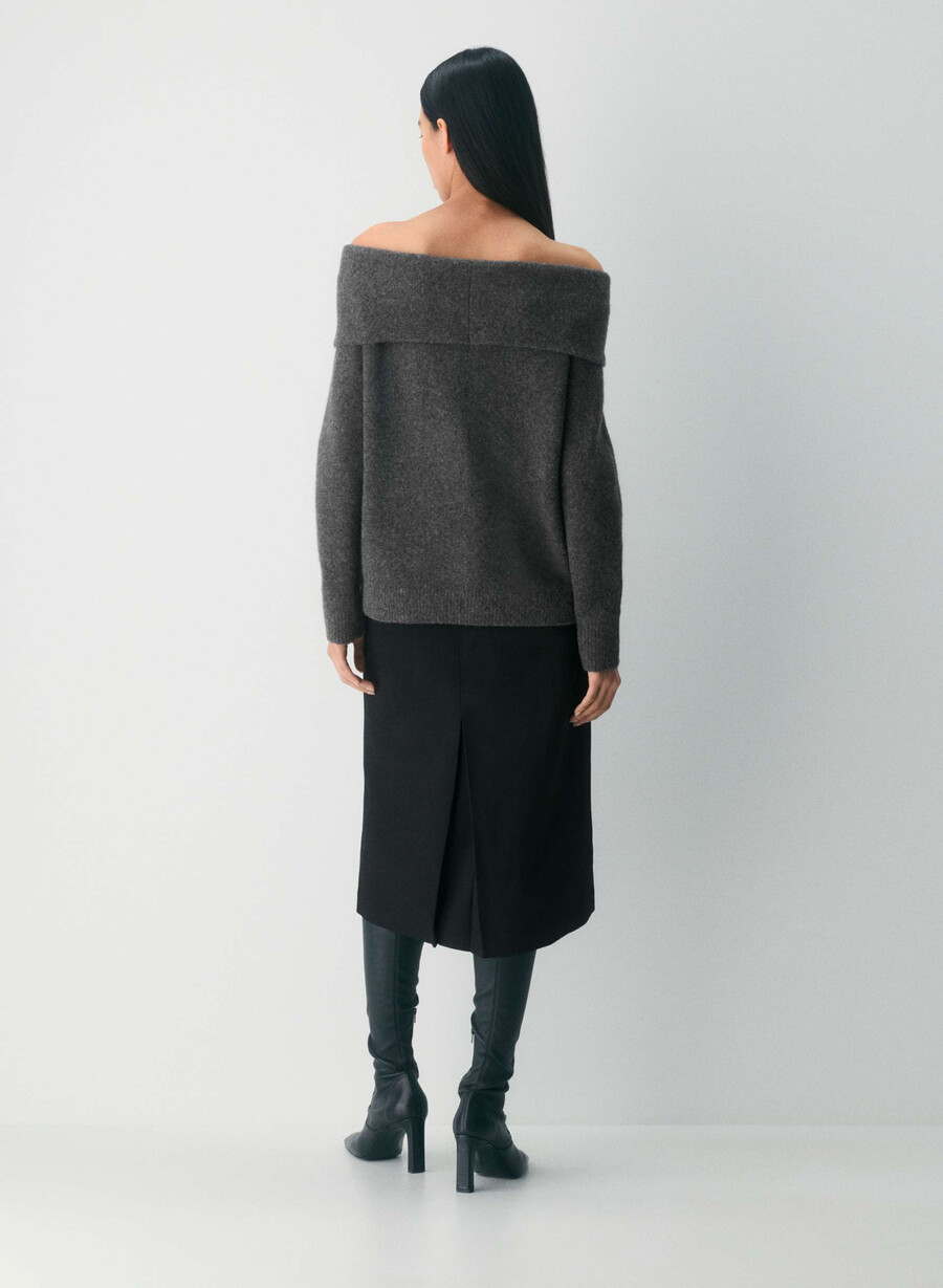 astoria sweater heather charcoal