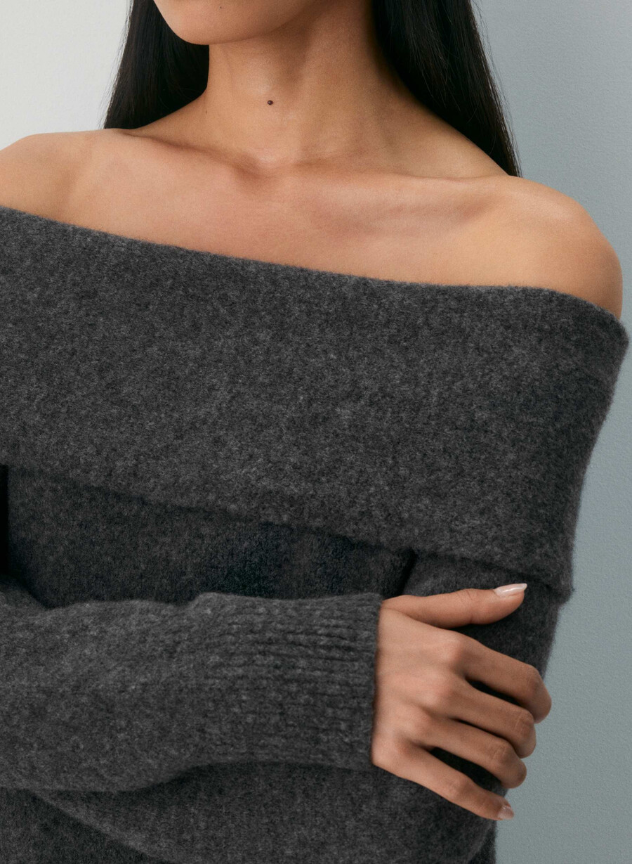 astoria sweater heather charcoal