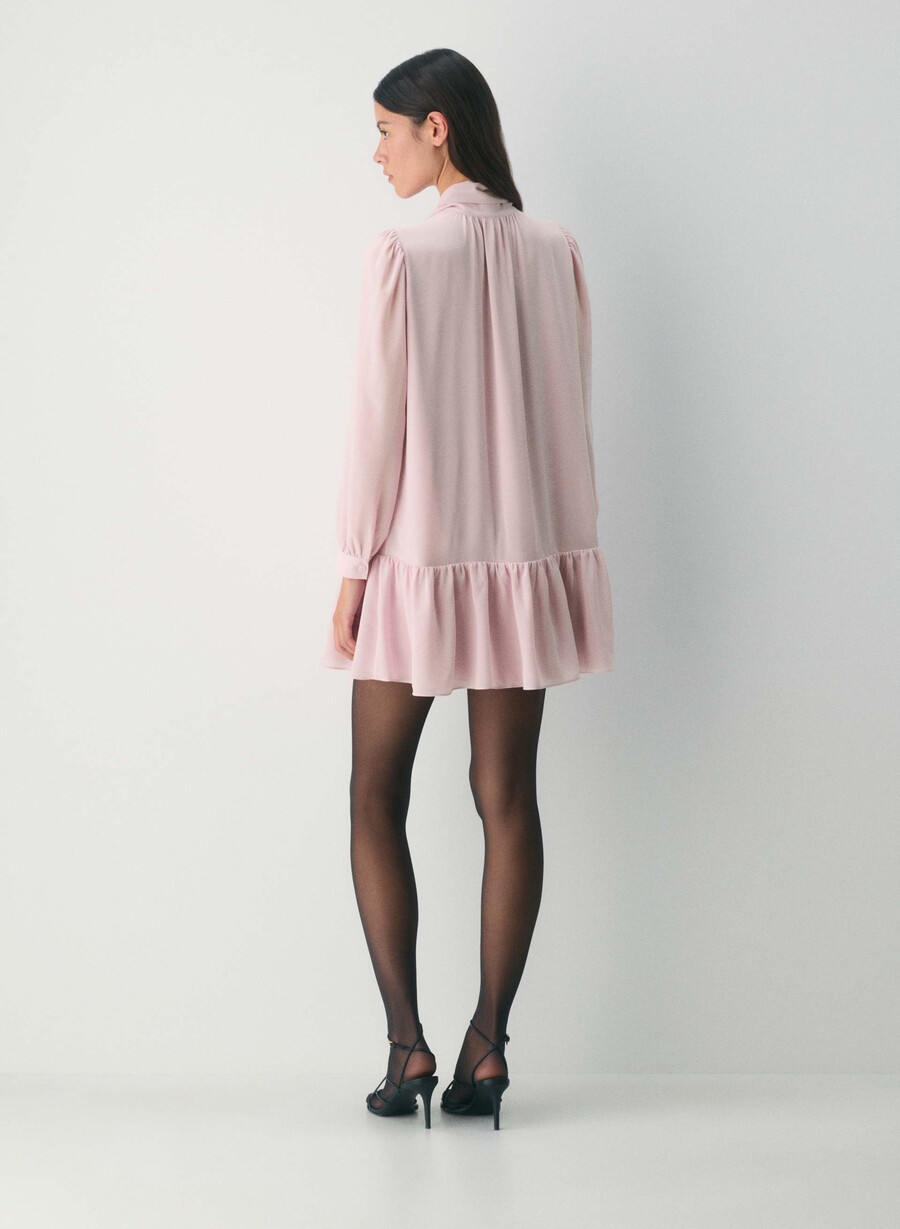 manor dress dusty pink