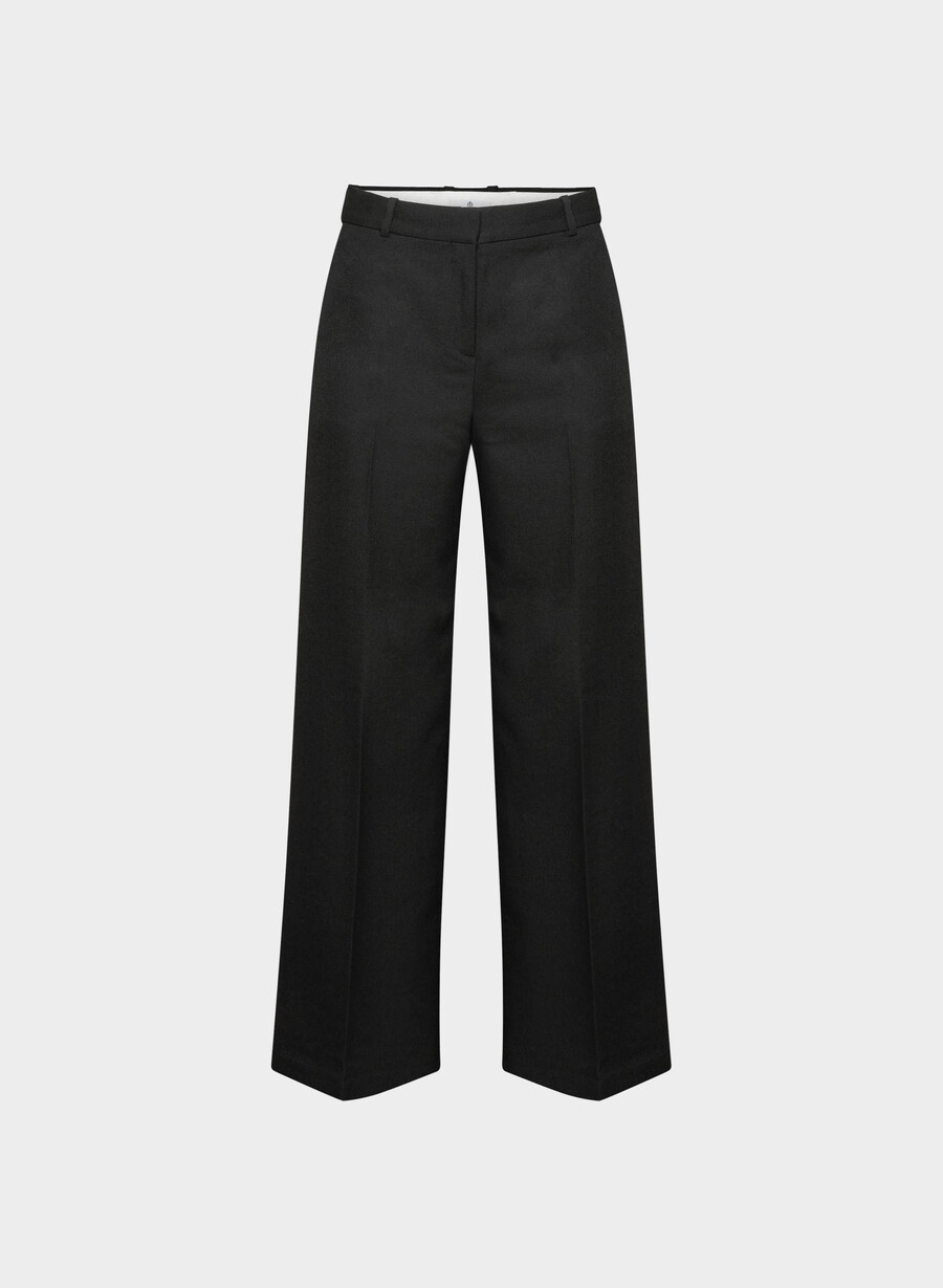 sylvan wool pant black