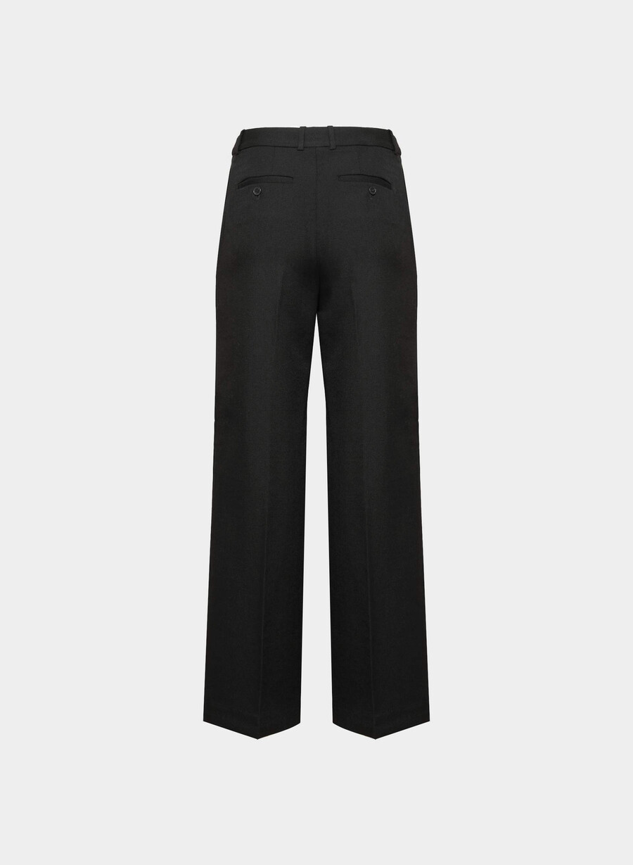 sylvan wool pant black