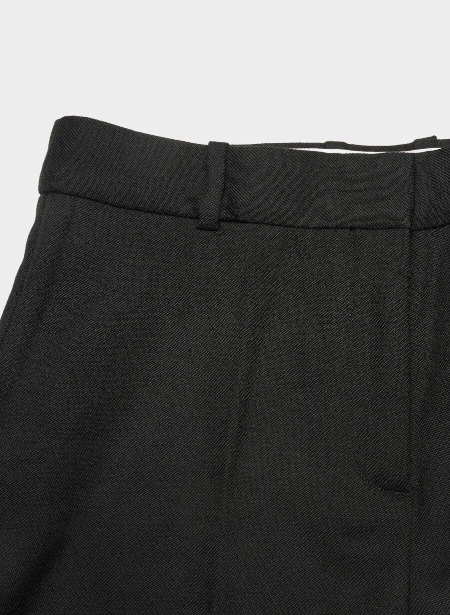 sylvan wool pant black