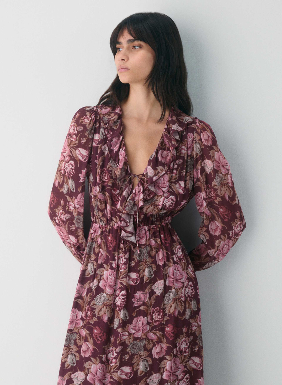 bronte dress cordovan frzn berry