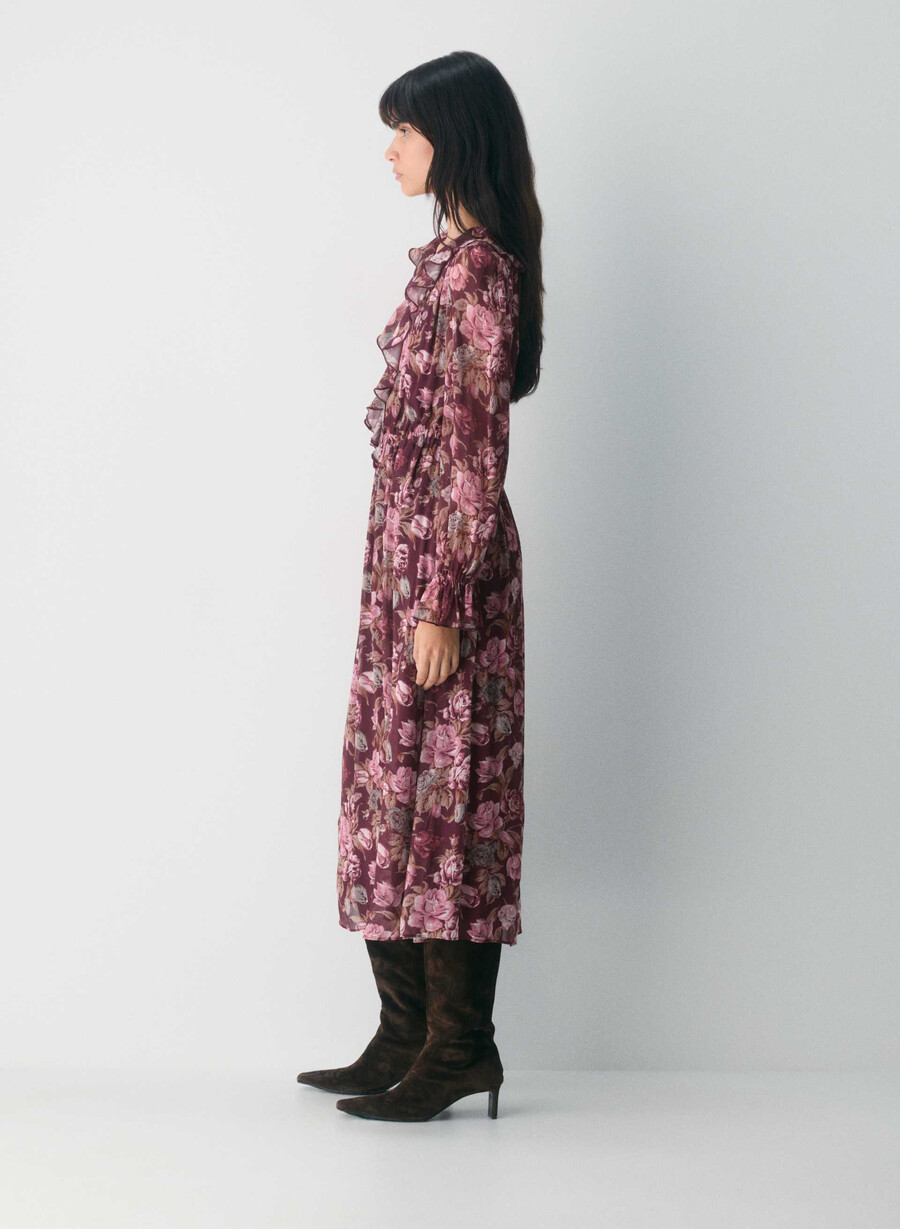 bronte dress cordovan frzn berry