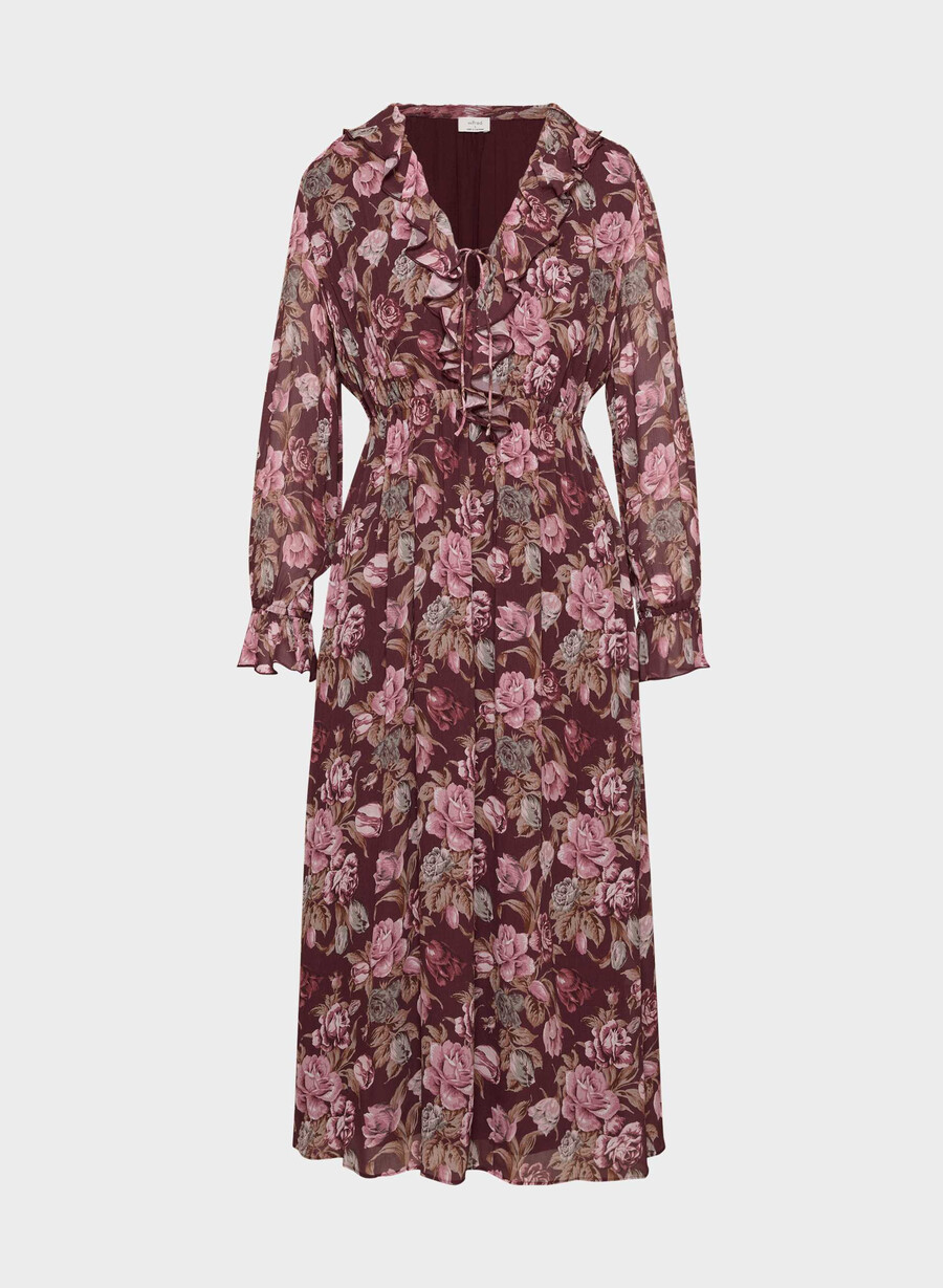 bronte dress cordovan frzn berry