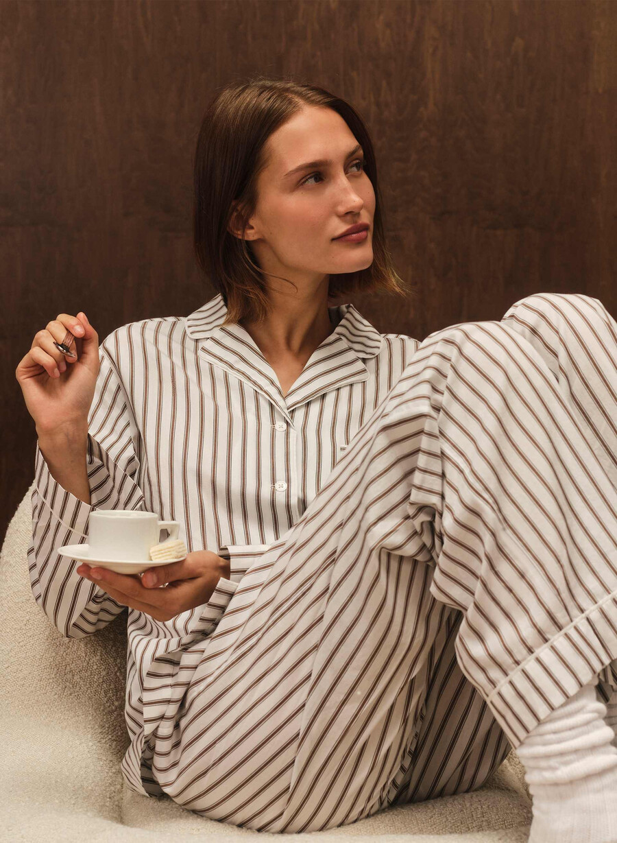 laze poplin pajama pant joel stripe b wtch