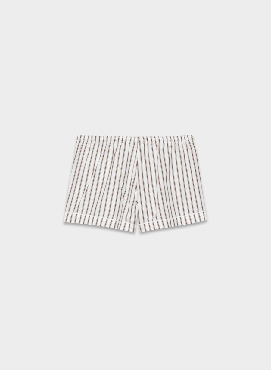 laze poplin pajama short joel stripe b wtch