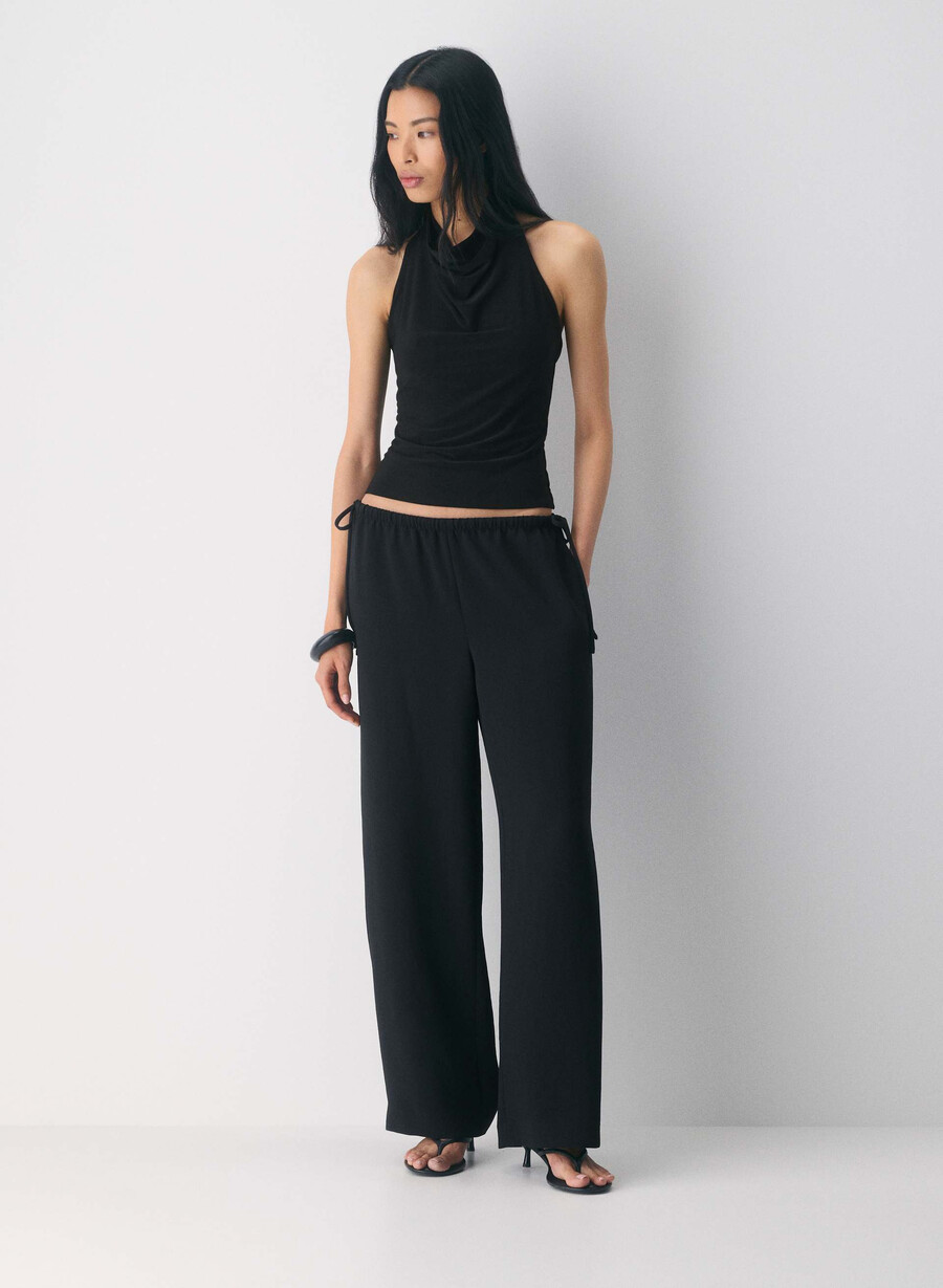 artisan pant - crepette black