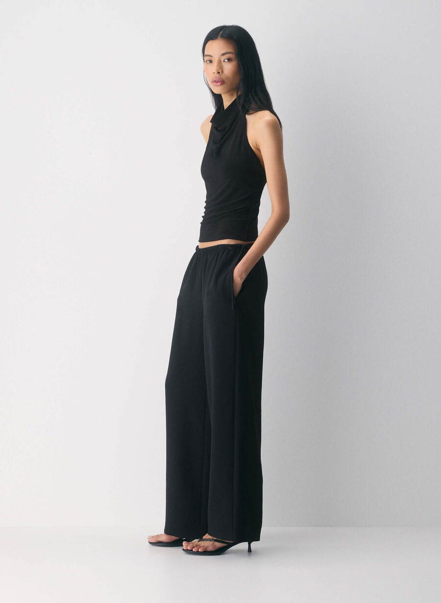 artisan pant - crepette black