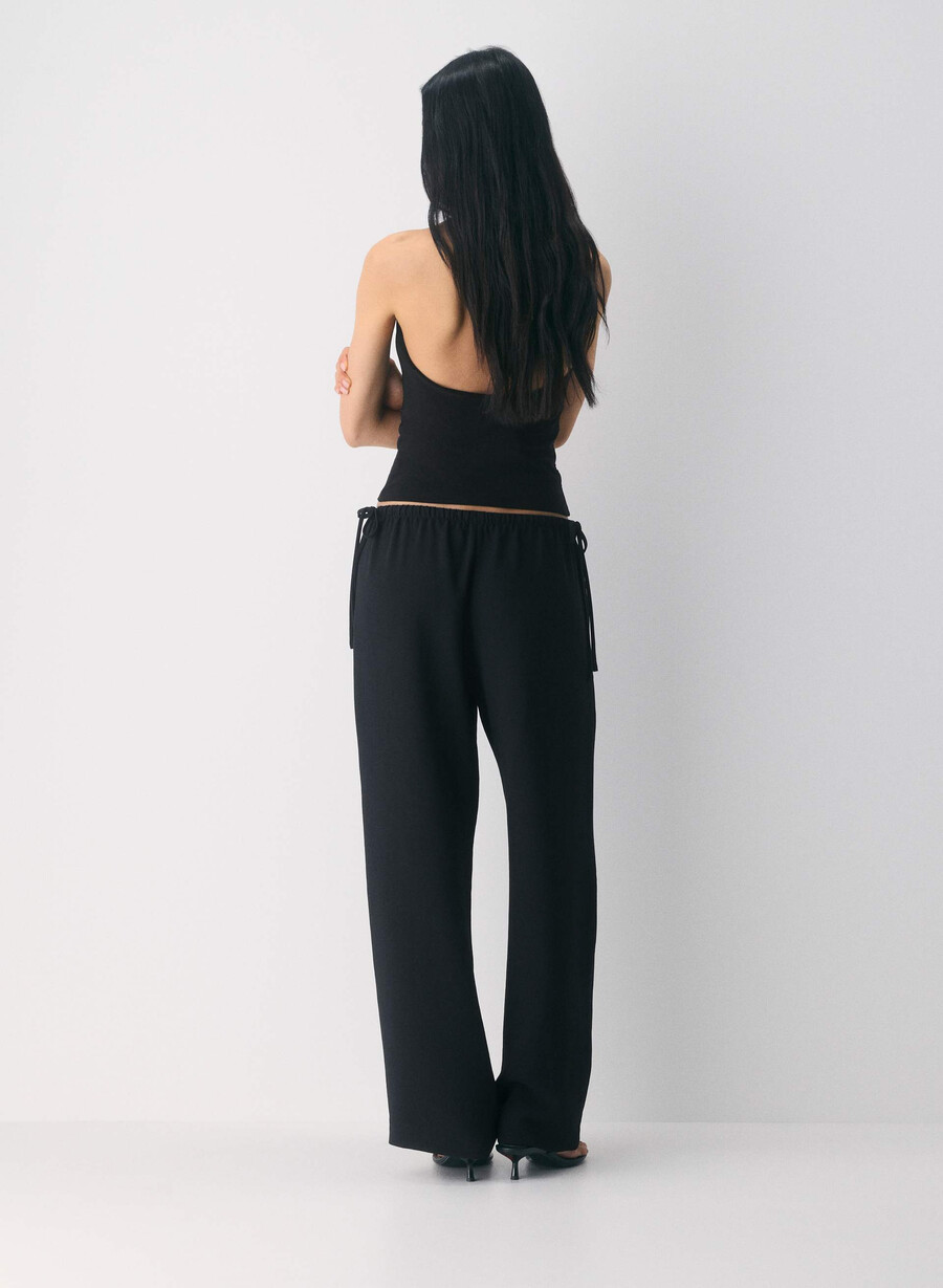 artisan pant - crepette black
