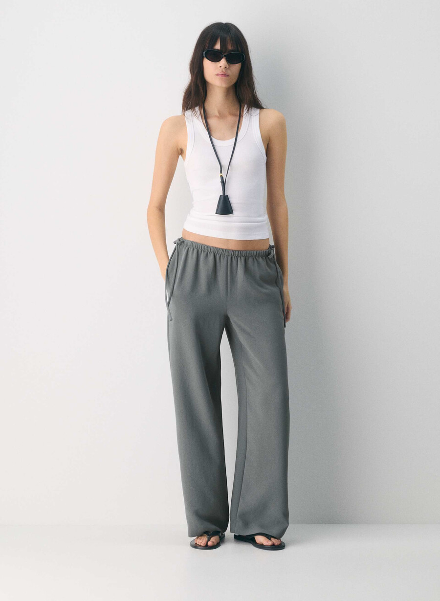 artisan pant - crepette dark grey