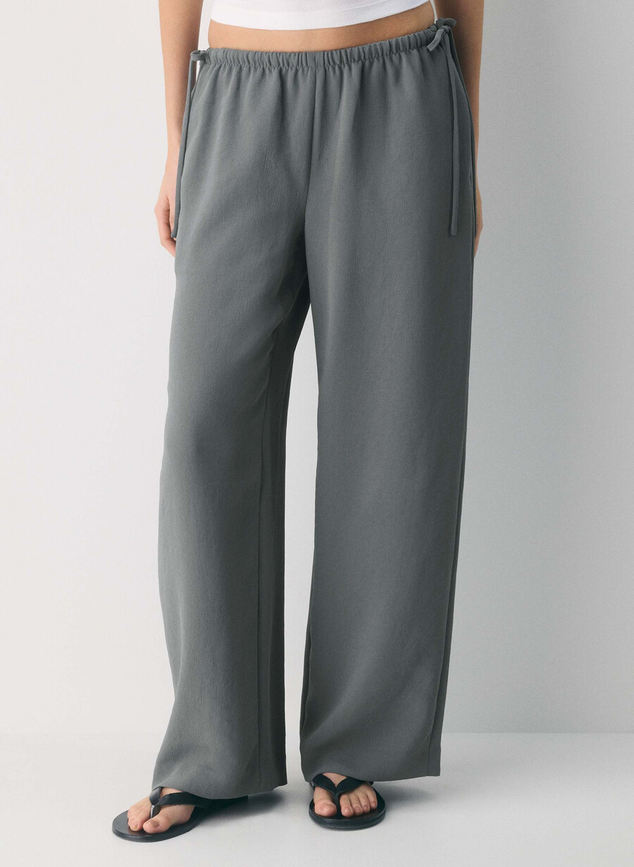 artisan pant - crepette dark grey