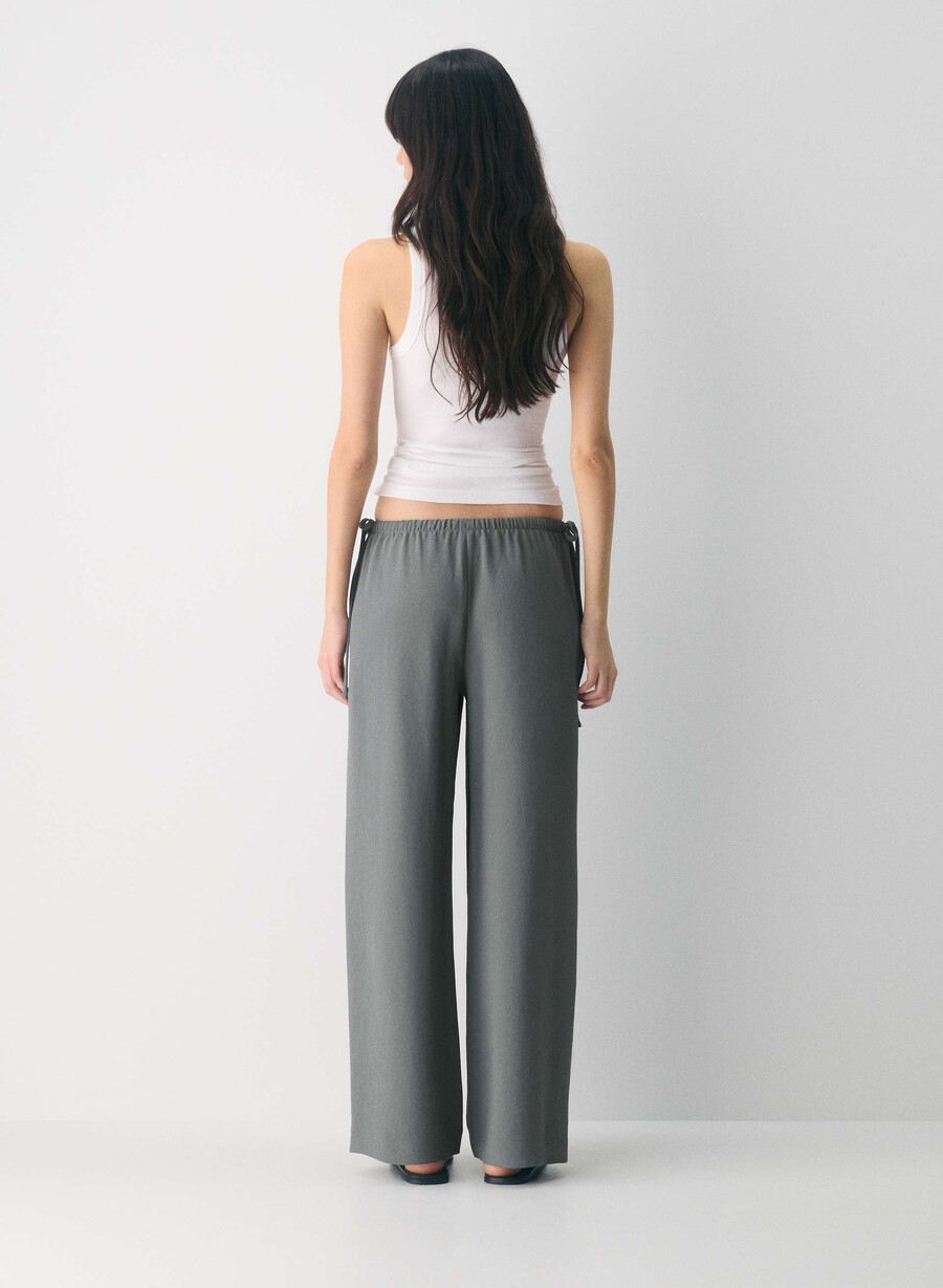 artisan pant - crepette dark grey