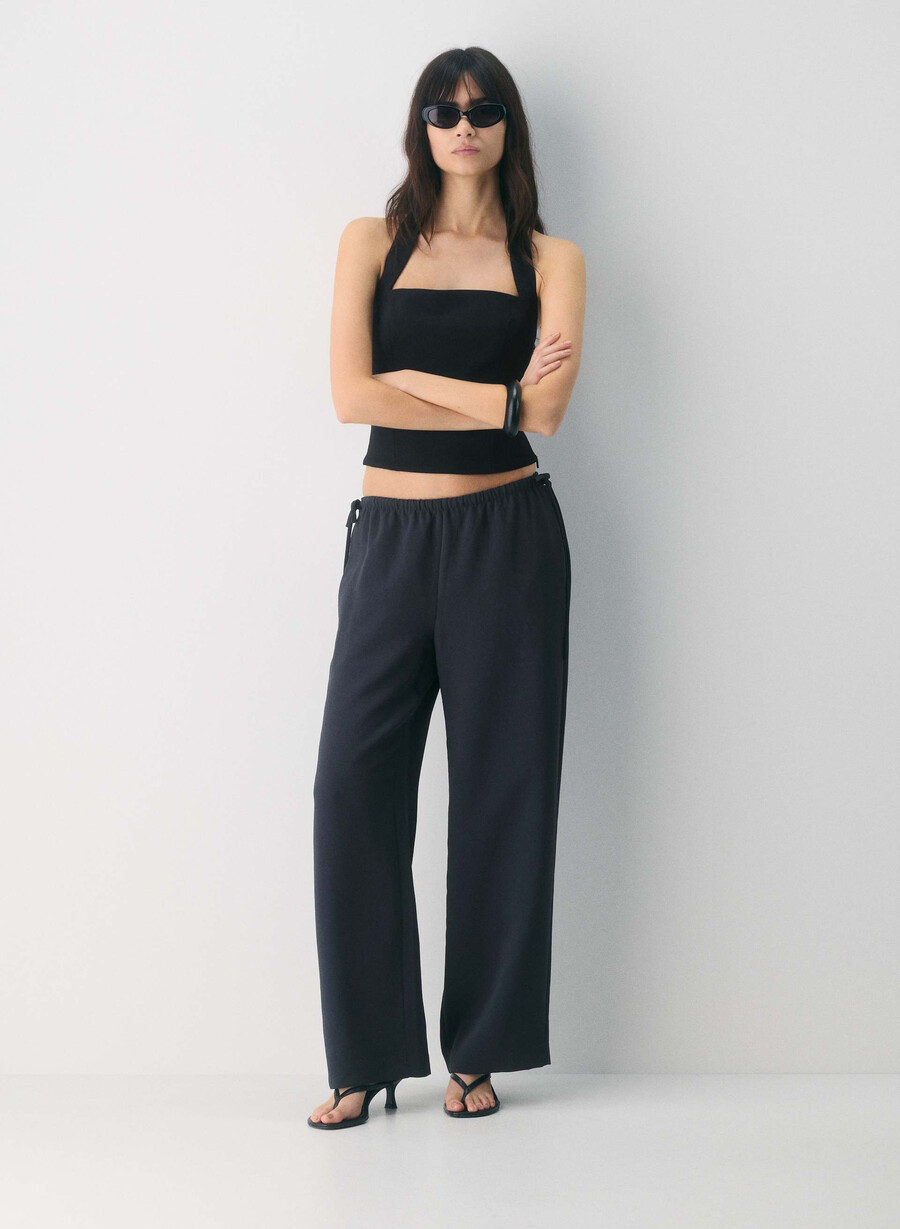 artisan pant - crepette dark night navy