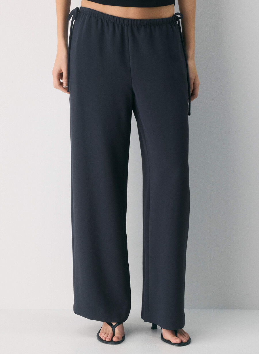 artisan pant - crepette dark night navy