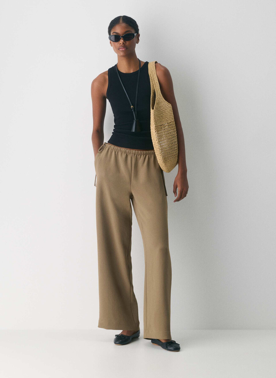 artisan pant - crepette folio brown