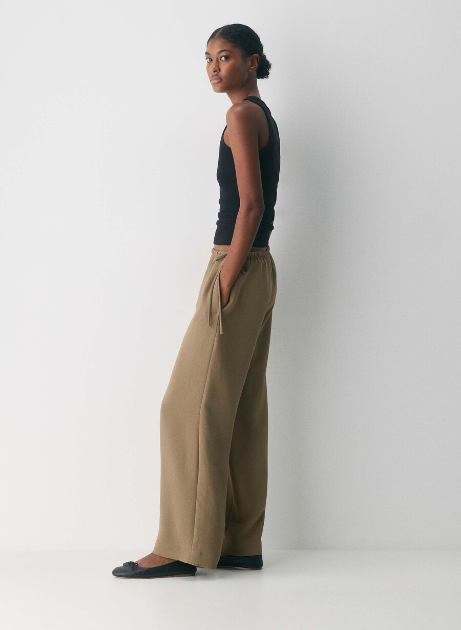 artisan pant - crepette folio brown
