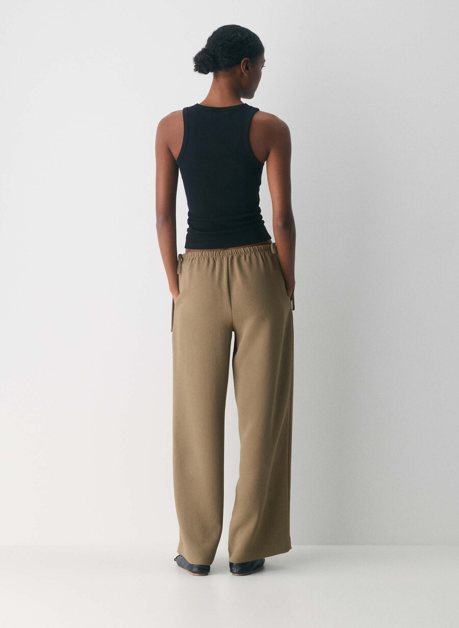 artisan pant - crepette folio brown