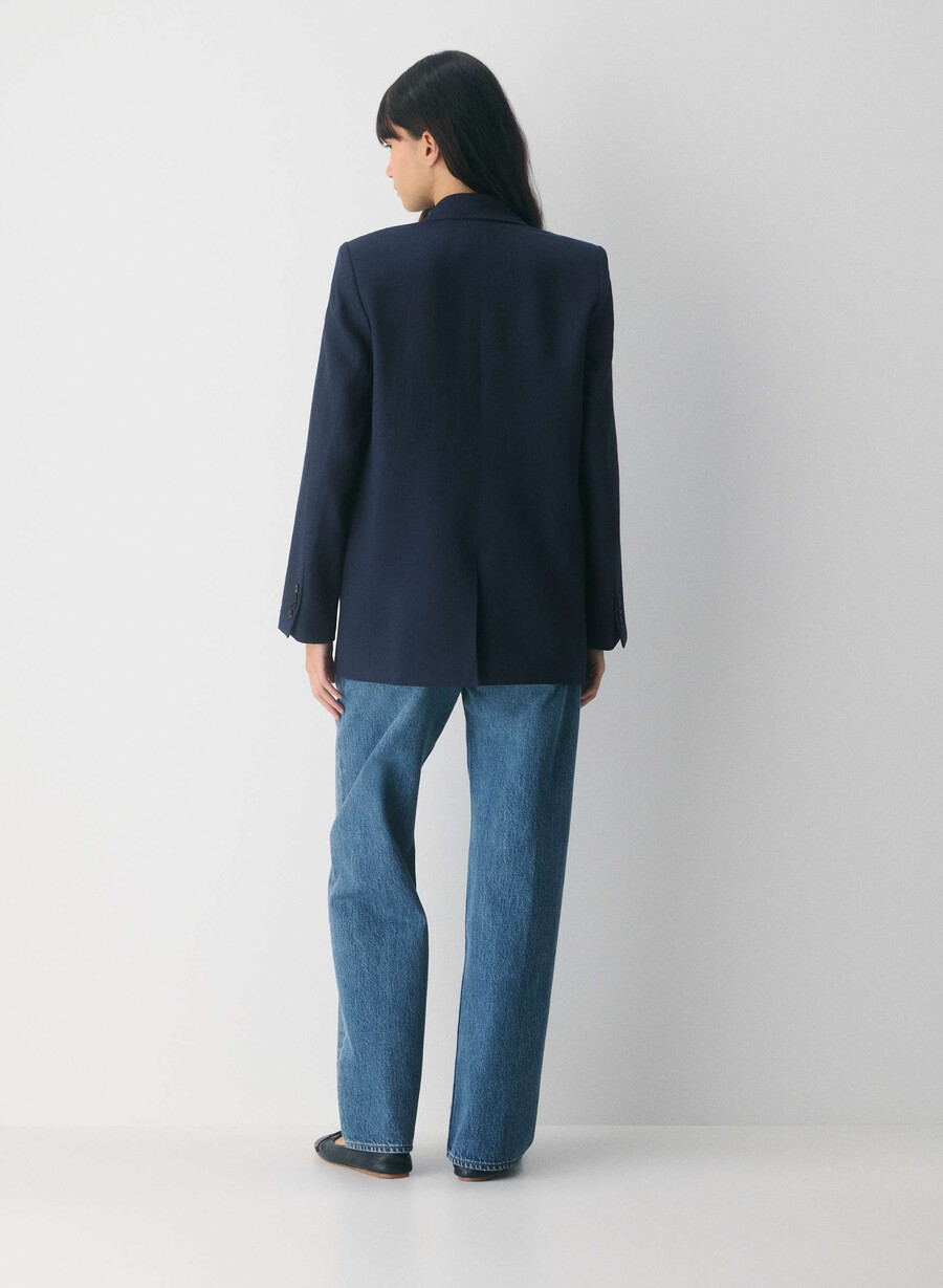 generation blazer - linen admiral